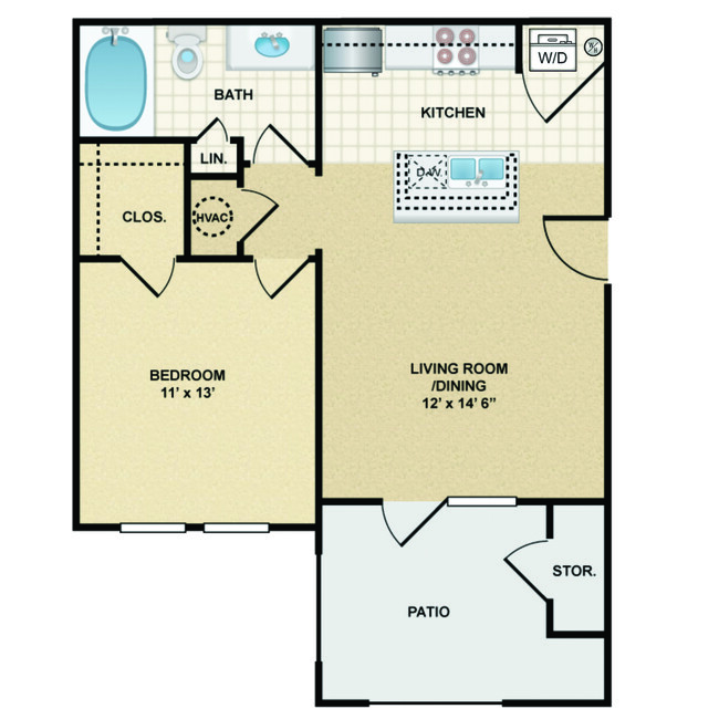 Floorplan - Stonepost Ranch Apartment Homes