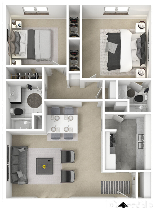 Floorplan - Sunset Grove Apartments