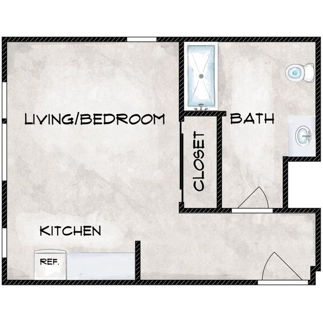 Floorplan - 3 Square