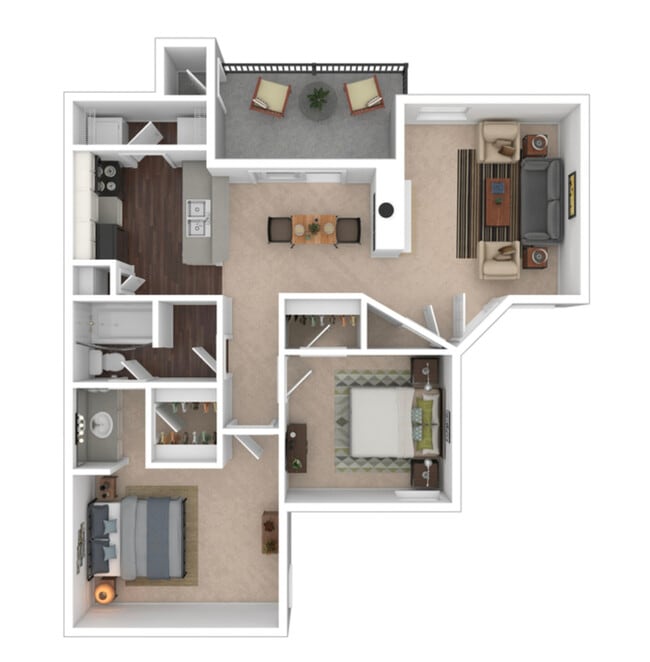 Floorplan - Pinehurst Place Apartments