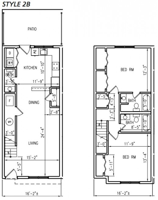 Style 2B - Lewiston Townhomes