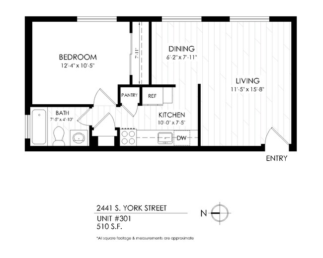 Floorplan - 2441 S. York St.
