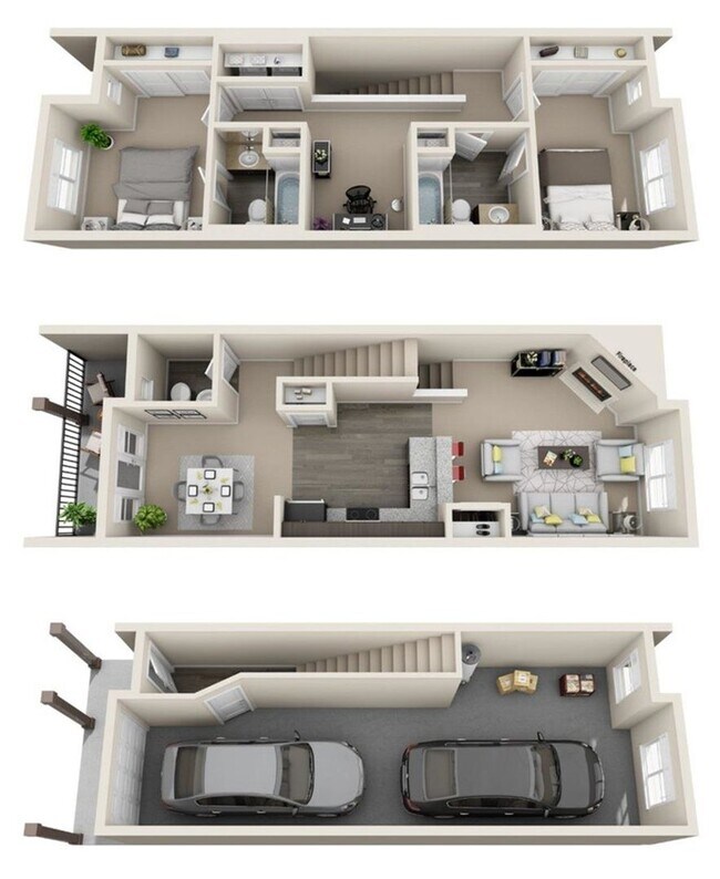 Building Photo - 2 Bedroom 2.5 Bath Townhome with attached ...
