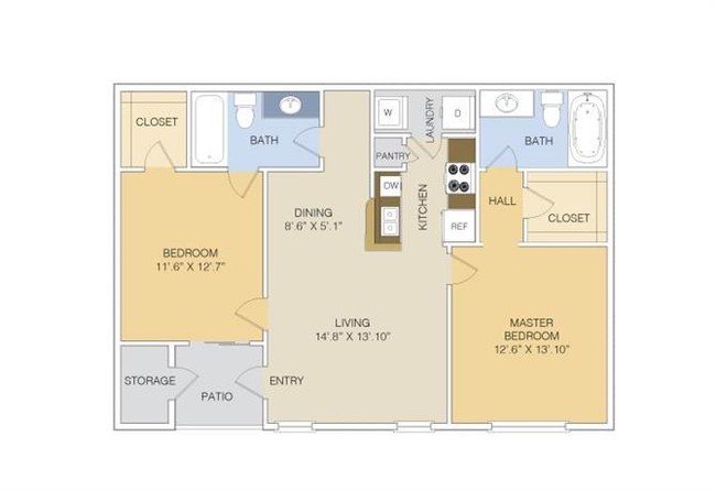 Floorplan - Artesian on Westheimer