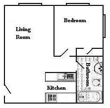 1BR/1BA - River Flats