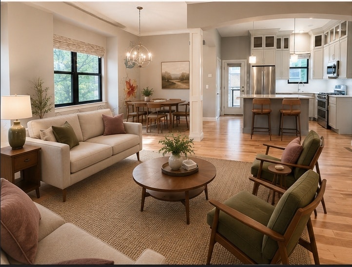 Virtual funiture added - 4300 McPherson Ave