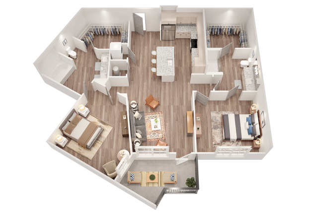 Floorplan - The Samford Glenn Apartments