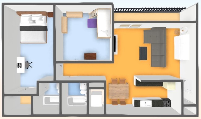Floorplan - Solare Apartment Homes