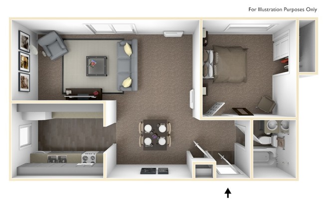 Two Bedroom version2 - The Ridge at McClellan