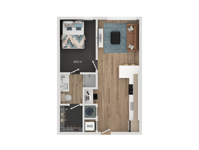 1BR/1BA - A1.1 - Lumen on Ninth