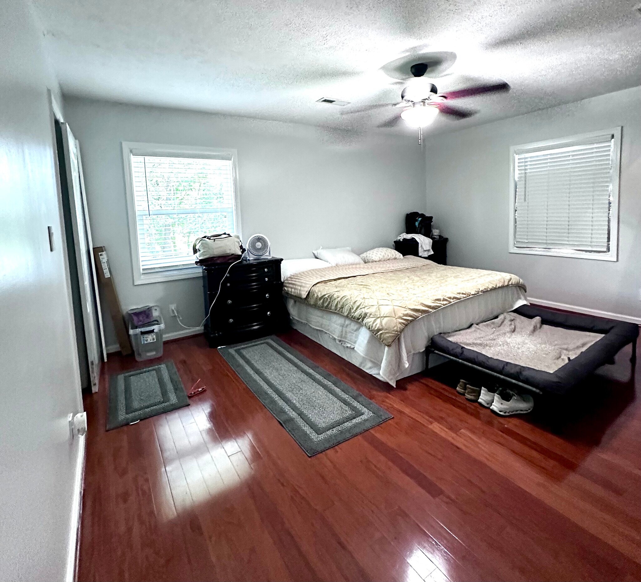 Master Bedroom with wood floors - 118 Wofford Rd