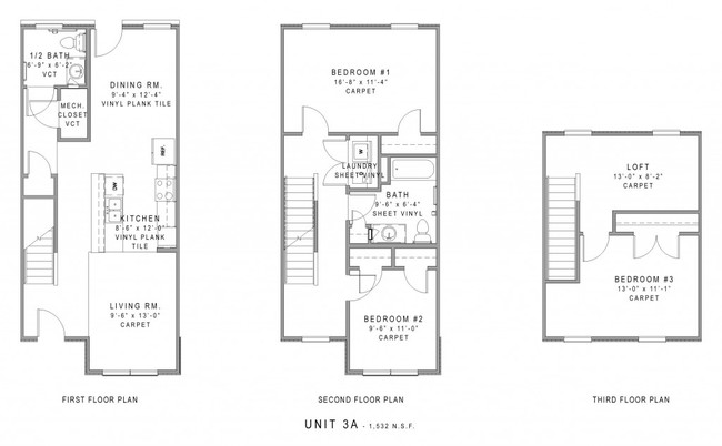 3BR/1.5BA - George Street Commons