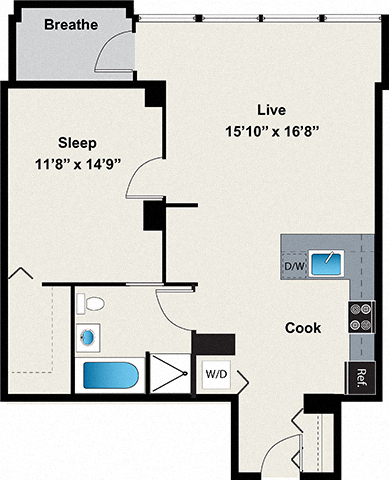 Floorplan - 24 S Morgan Apartments