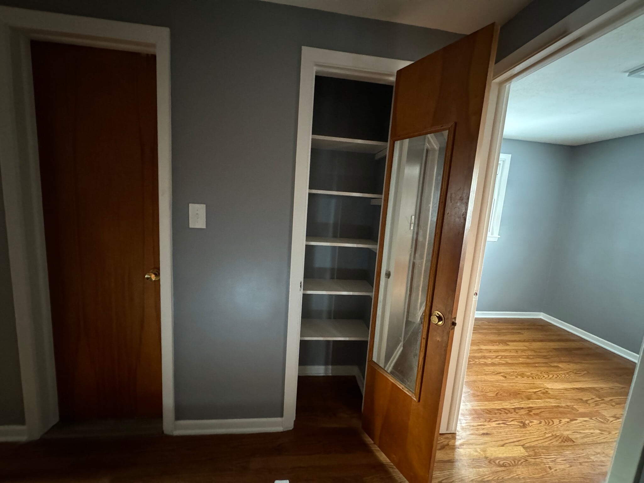 Upstairs hallway closet - 206 Longmeadow Dr