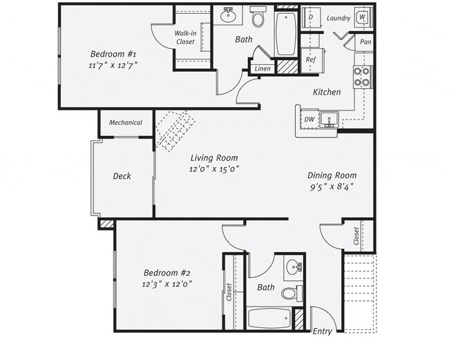 Floorplan - The Mercer at Lawrence Station