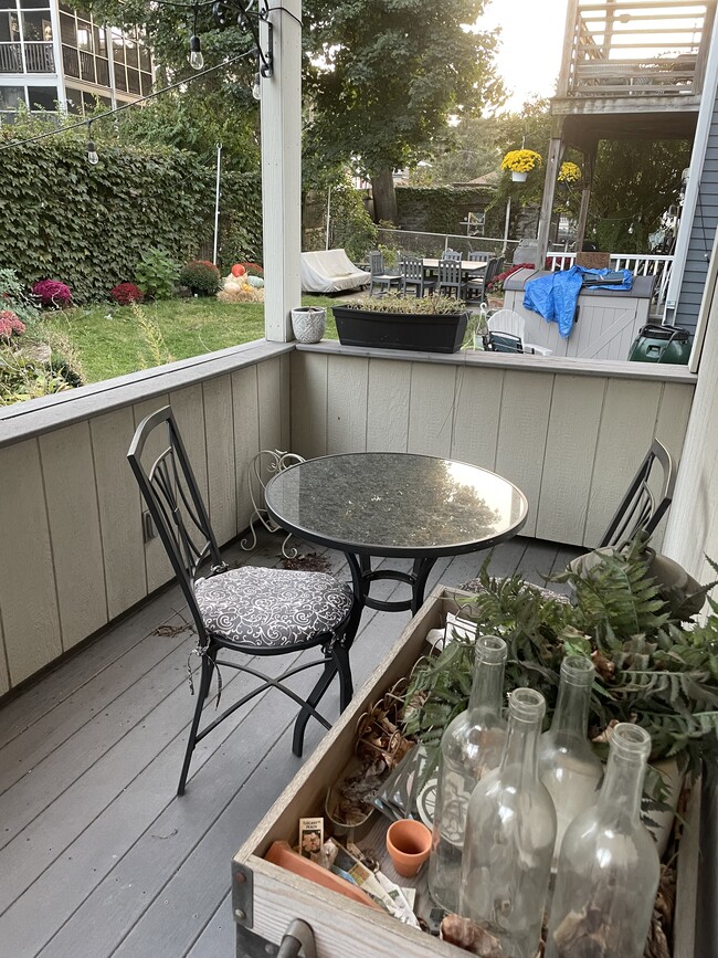 Back deck - 20 Princeton St