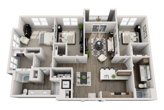 Floorplan - Lantower Weston Corners