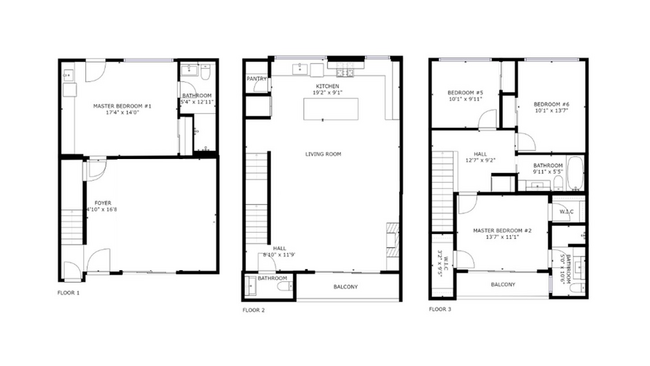 Floor Plan - 1364 N Blandena St