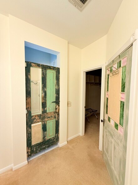 Bathroom door (L) - Closet (M) - Bedroom Door (R) - 584 Rockhurst St