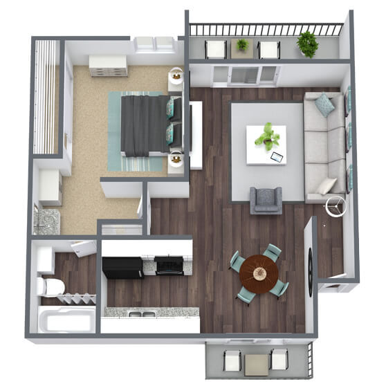 Floorplan - Colonnade at Fletcher Hills