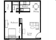 1BR/1BA - SunBlossom Cottages