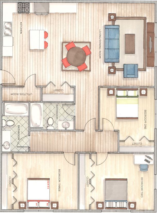 Floorplan - Urban Flats