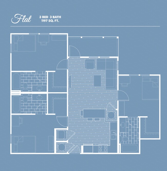 3/3 Flat - West 22