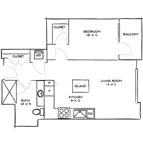 Floorplan - Indigo Apartments