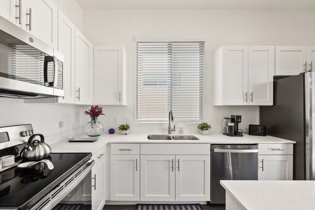 Two Bedroom Tortolita Floorplan Kitchen - Casitas on Catalina