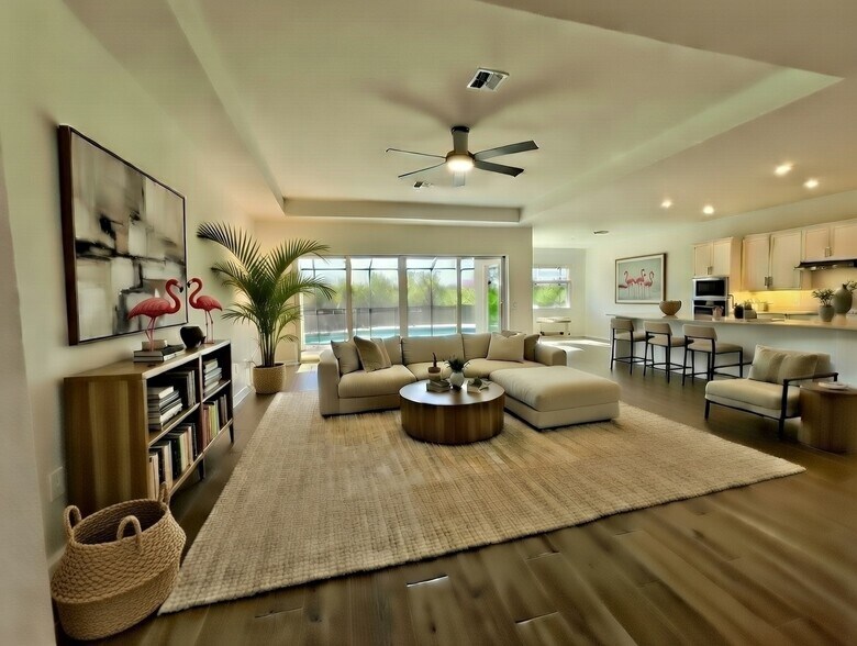 Furnished Great Room example - 8006 Lakes Edge Ln