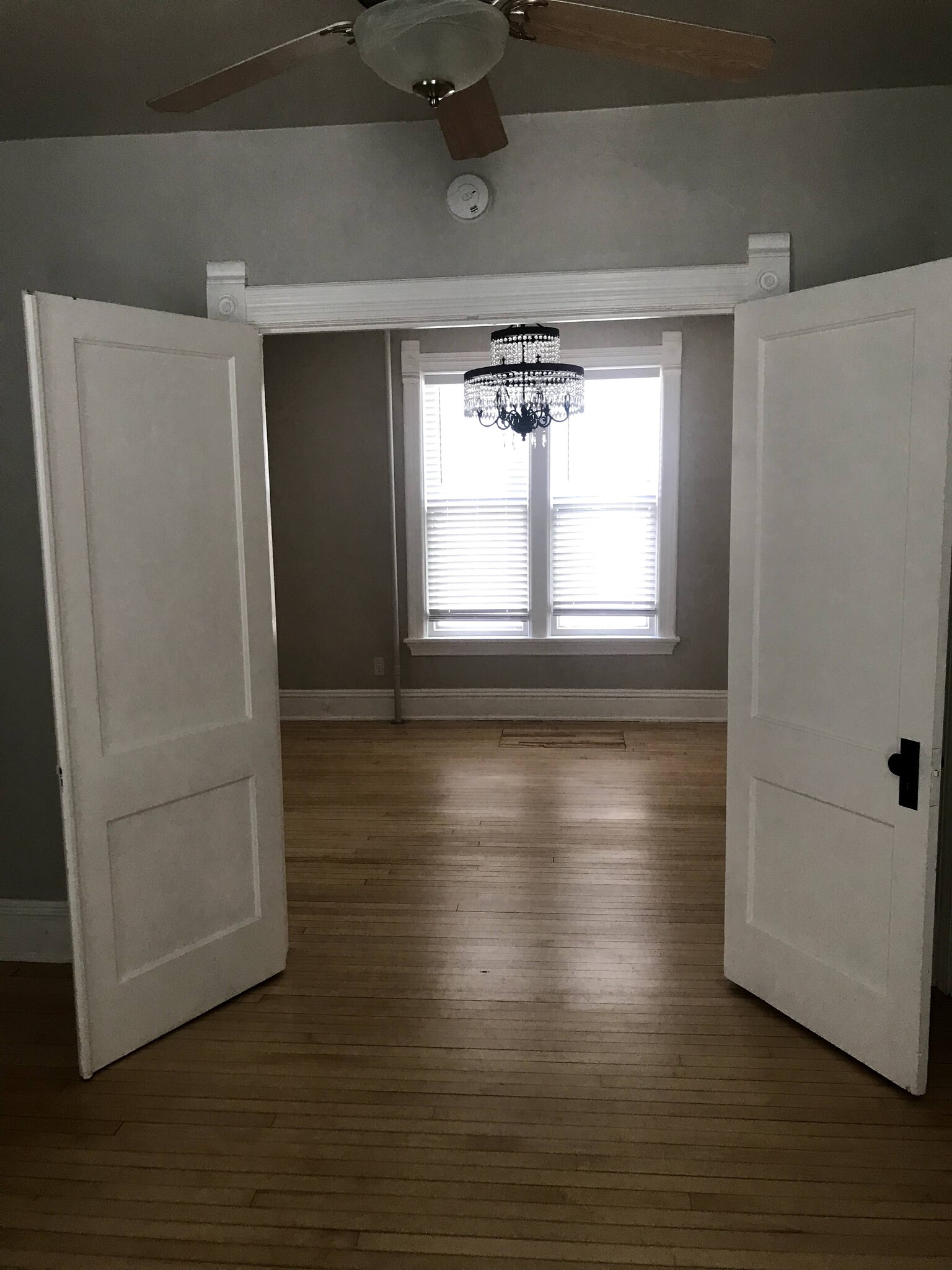 French doors to larger bedroom. - 1233 Jenifer St