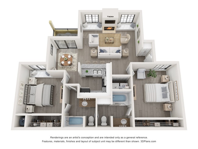 Floorplan - Desert Vistas Apartments