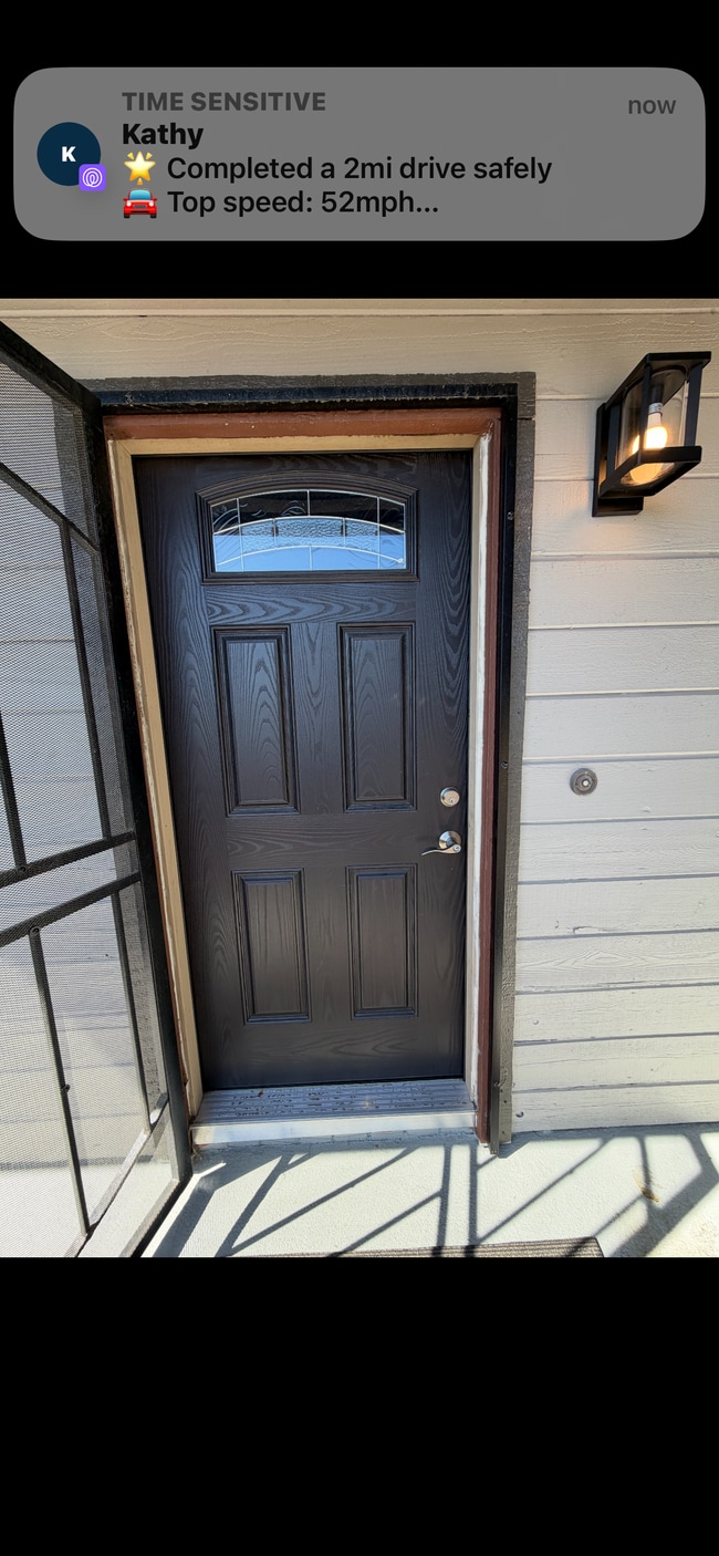New Fiberglass Entry Door - 2205 Pacific Ave