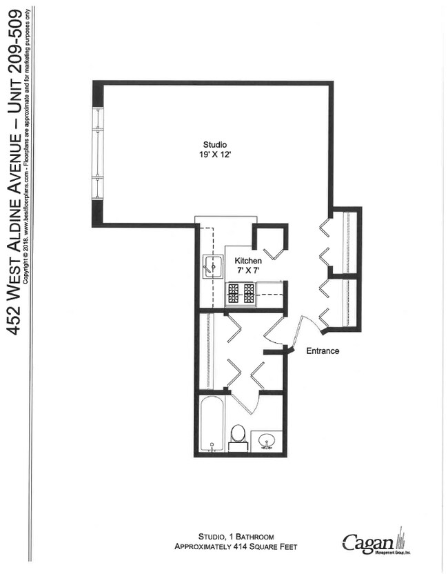 Floorplan - 452 W. Aldine