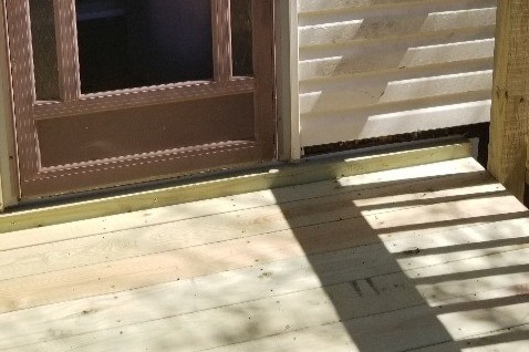 Door from deck to kitchen - 2116 Thaler Ave