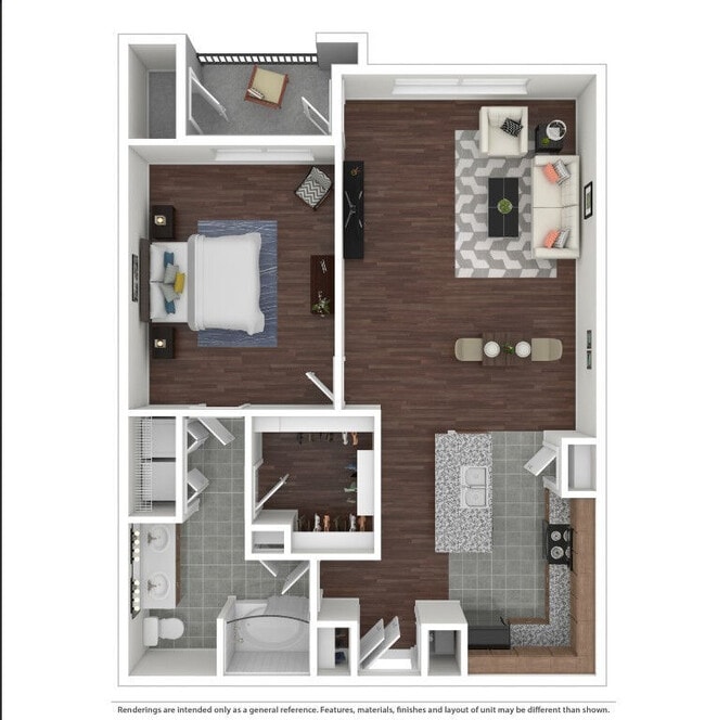 Floorplan - Fitzhugh Urban Flats
