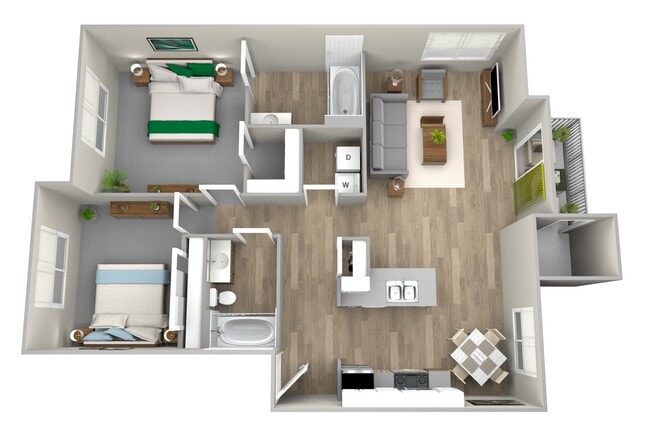 Floorplan - Rylee Ann Apartments