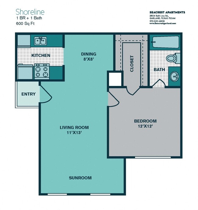 Floorplan - Seacrest Apartments