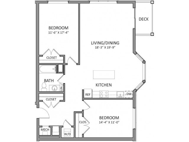 Floorplan - Flats at 131