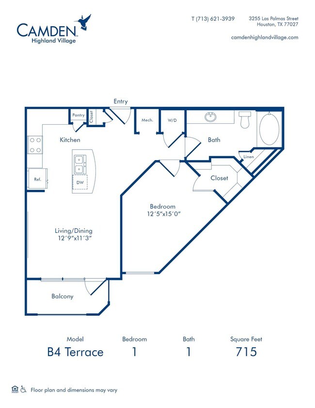 Floorplan - Camden Highland Village