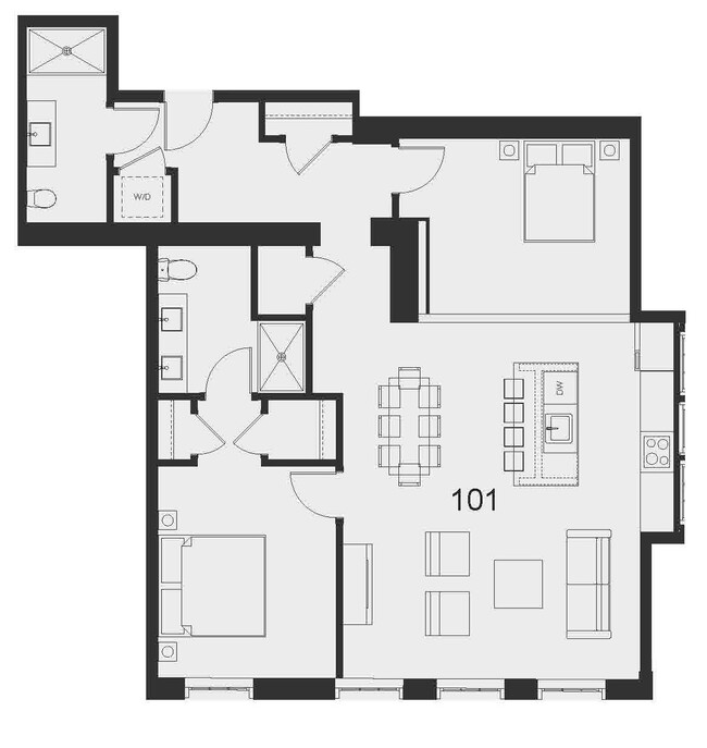 Floorplan - Motley School Apartments