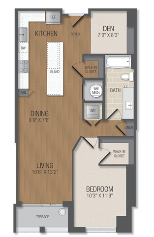 Floorplan - The Acadia at Metropolitan Park