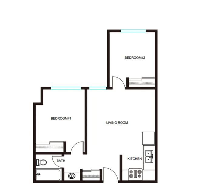 Floorplan - Alder Apartments