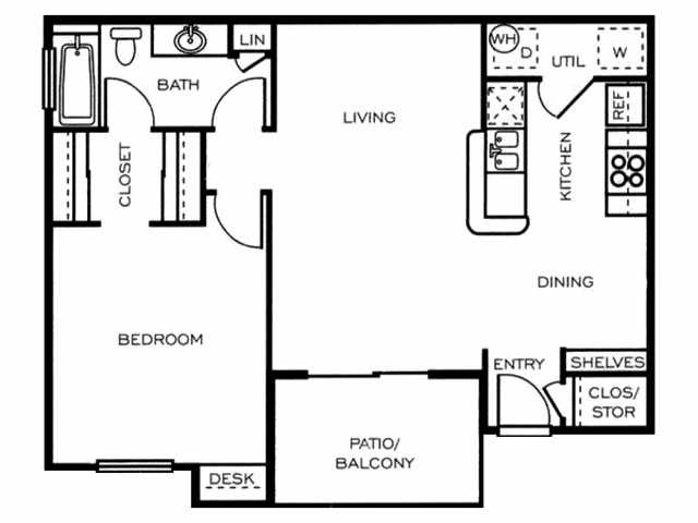 A2 - 1BR/1BA - Spring Park