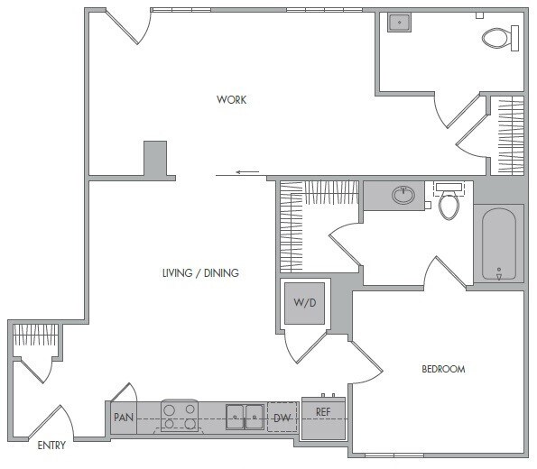 Floorplan - 1000 Grand by Windsor