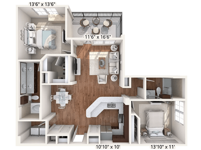 Floorplan - Bridge at Indigo