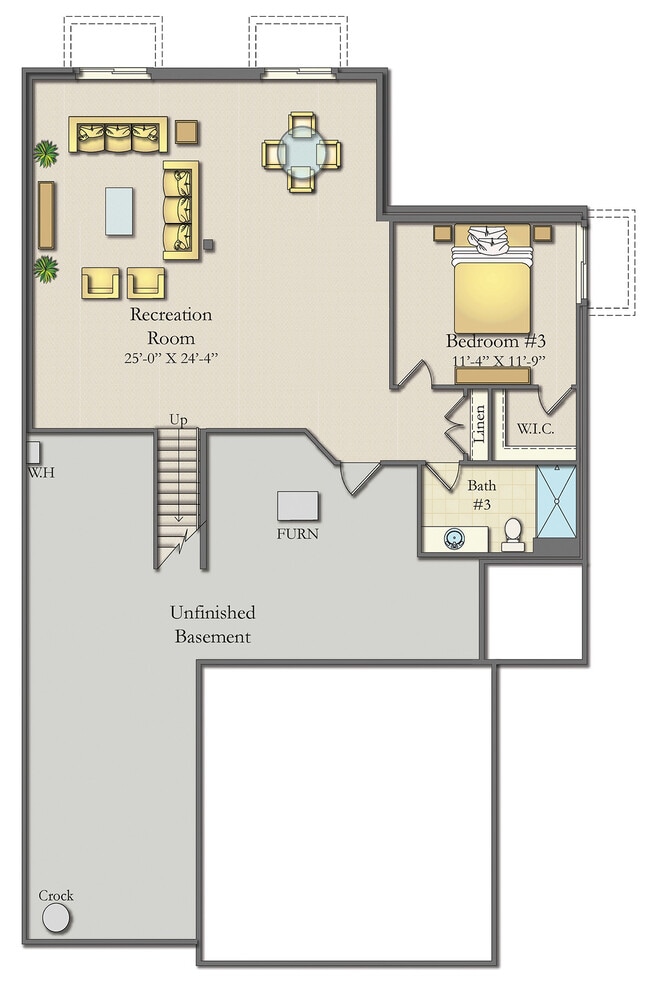 Sagamore Finished Lower Level - Parker Place