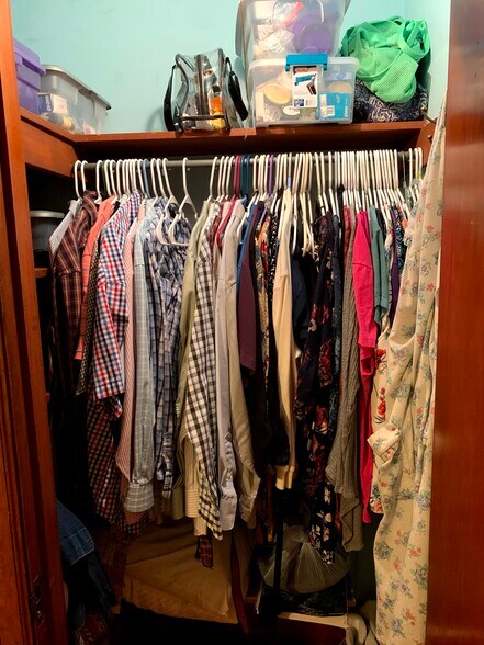 bedroom closet - 400 Milwaukee Ave