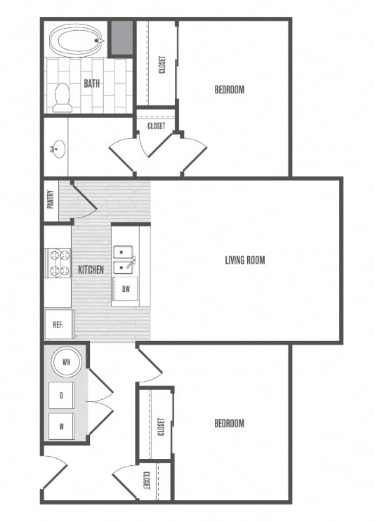 Floorplan - La Cantera Senior Apartments