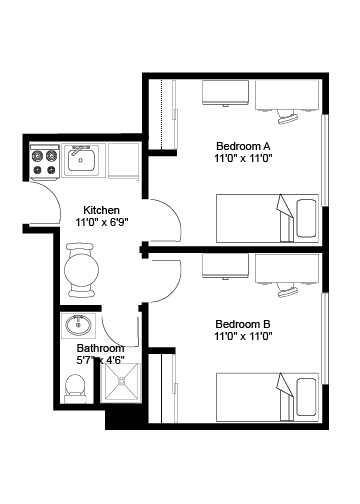 Highlander Single Room - The Highlander